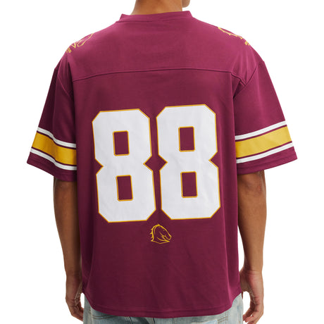 NRL Broncos Gridiron Mesh Jersey - Ashtabula