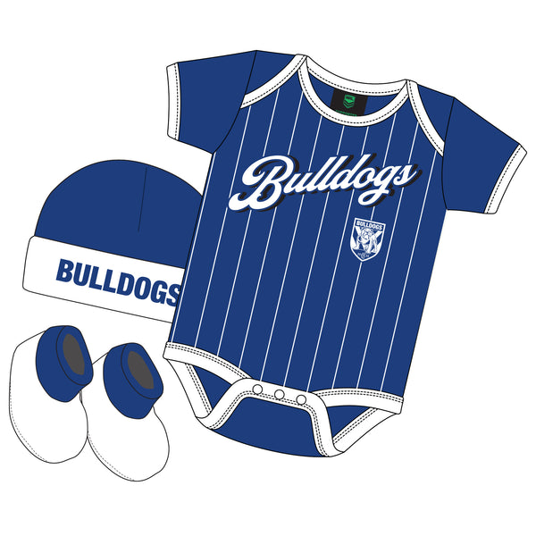 NRL Bulldogs 'Lullaby' 3pc Gift Set - Ashtabula