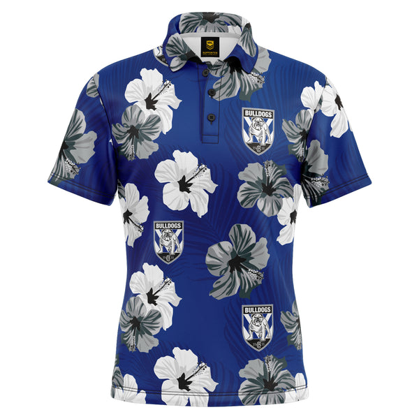 NRL Bulldogs 'Aloha' Golf Polo - Ashtabula
