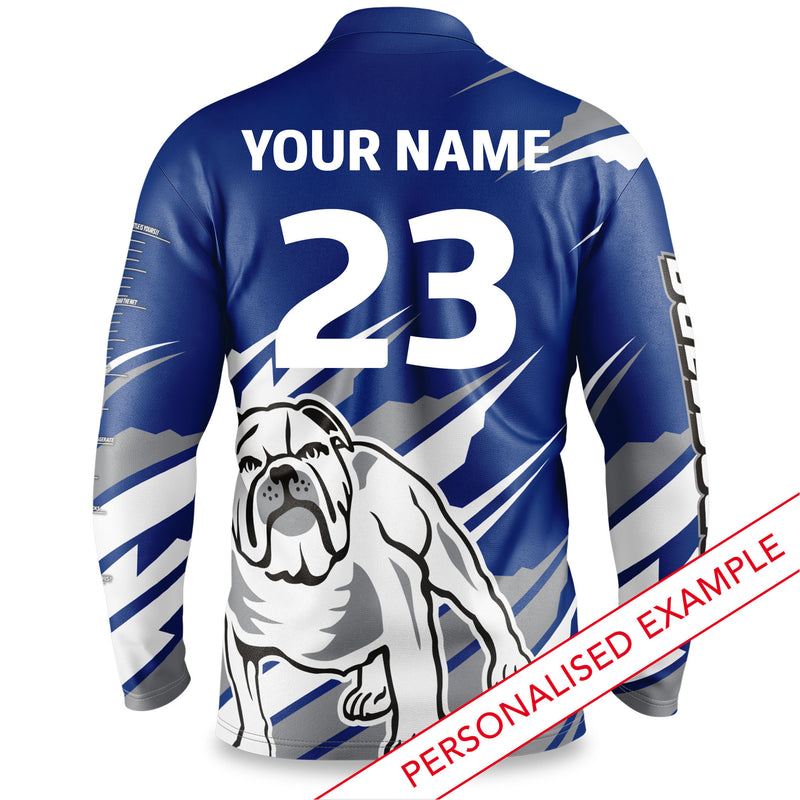 NRL Bulldogs 'Ignition' Fishing Shirt - Adult - Ashtabula