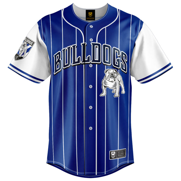 NRL Bulldogs 'Slugger' Baseball Shirt - Ashtabula