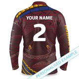 AFL Brisbane Lions 'Koedal' Fishing Shirt - Youth - Ashtabula