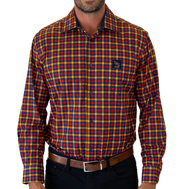 AFL Adelaide Crows 'Crossfield' Dress Shirt - Ashtabula