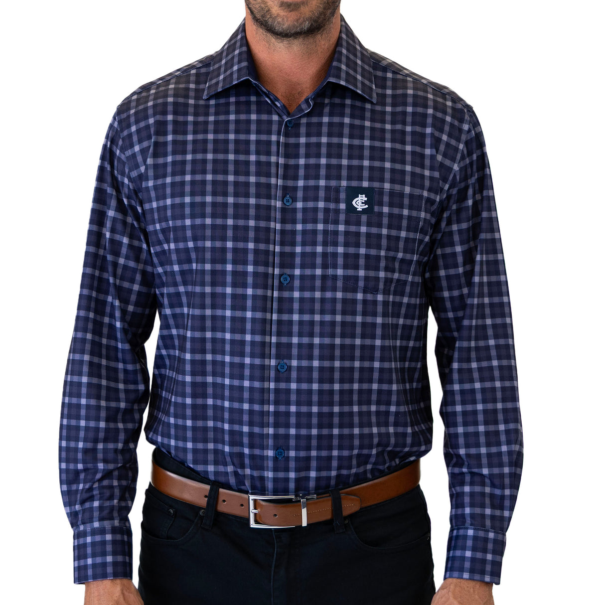 AFL Carlton 'Crossfield' Dress Shirt - Ashtabula