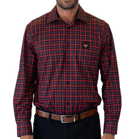 AFL Essendon Bombers 'Crossfield' Dress Shirt - Ashtabula