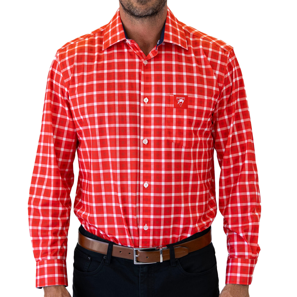 AFL Sydney Swans 'Crossfield' Dress Shirt - Ashtabula