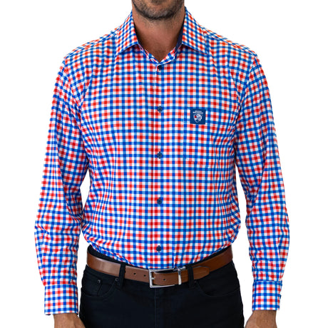 AFL Western Bulldogs 'Crossfield' Dress Shirt - Ashtabula
