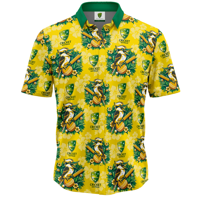 Cricket Australia 'Burra' Hawaiian Shirt - Ashtabula