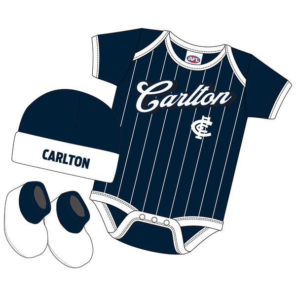 AFL Carlton 'Lullaby' 3pc Gift Set