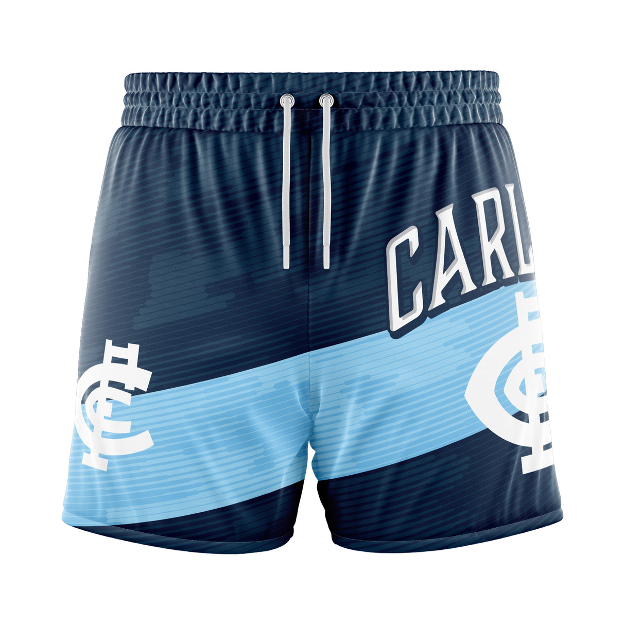 AFL Carlton 'Barrel' Board Shorts - Youth - Ashtabula