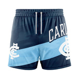 AFL Carlton 'Barrel' Board Shorts - Youth - Ashtabula