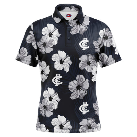 AFL Carlton 'Aloha' Golf Polo - Ashtabula