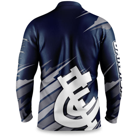 AFL Carlton 'Ignition' Fishing Shirt - Youth - Ashtabula