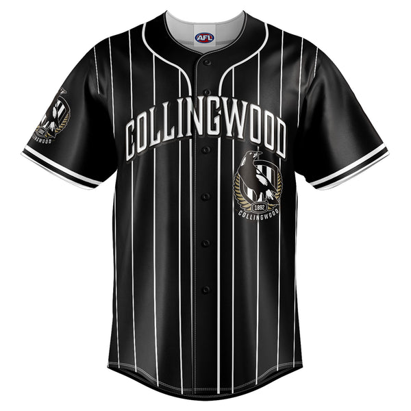 AFL Collingwood 'Slugger' Baseball Shirt - Ashtabula
