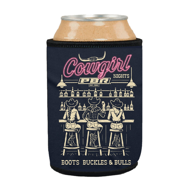 PBR Stubby Cooler - Cowgirl Nights - Ashtabula
