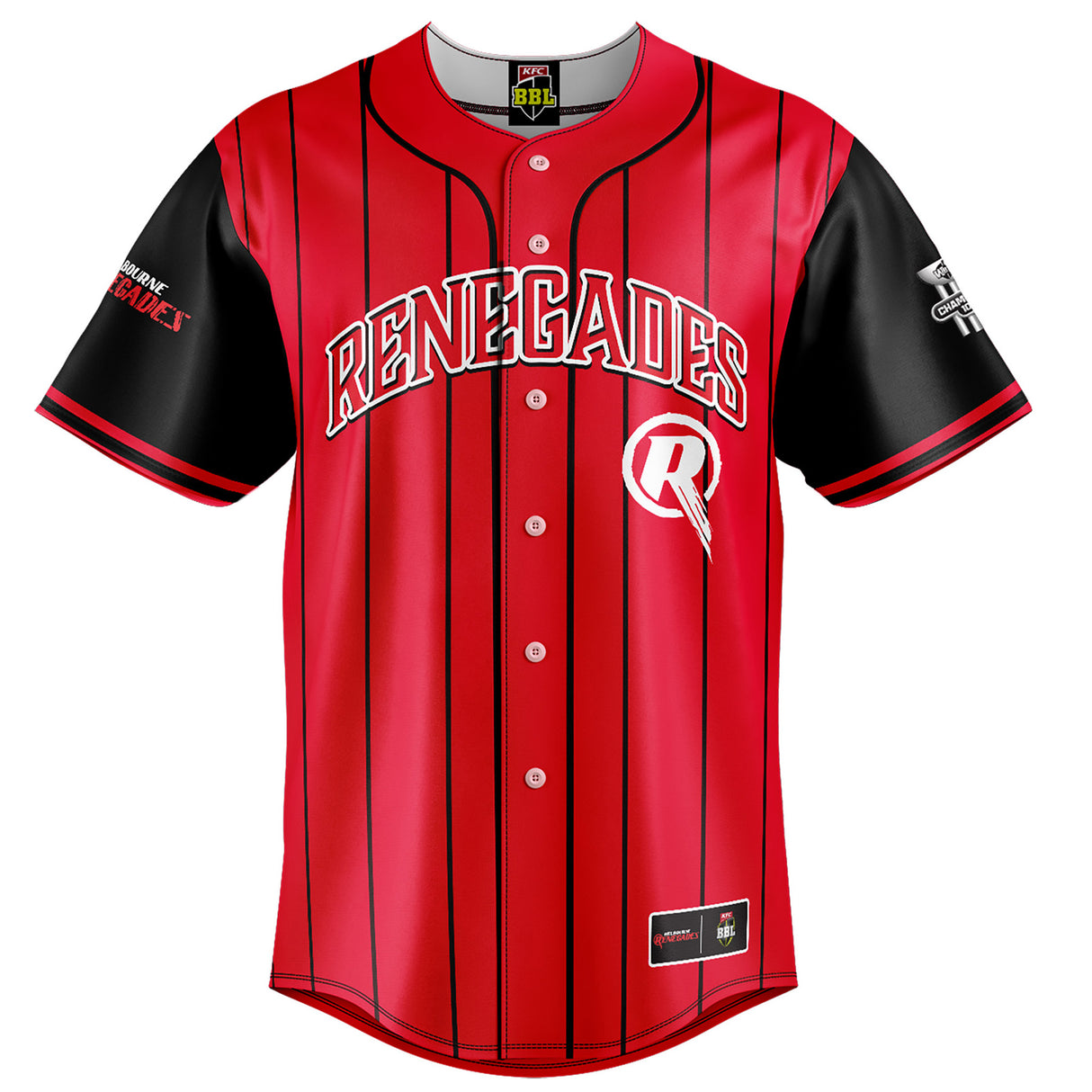 BBL Melbourne Renegades 'Slugger' Baseball Shirt - Ashtabula