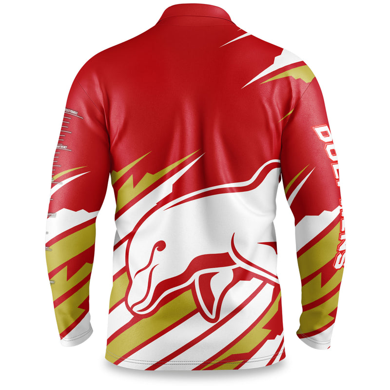 NRL Dolphins 'Ignition' Fishing Shirt - Adult - Ashtabula