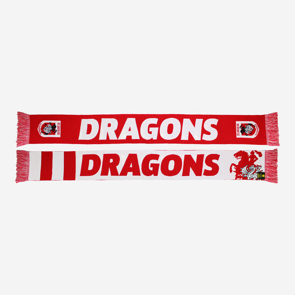 NRL Dragons 'Defender' Scarf - Ashtabula