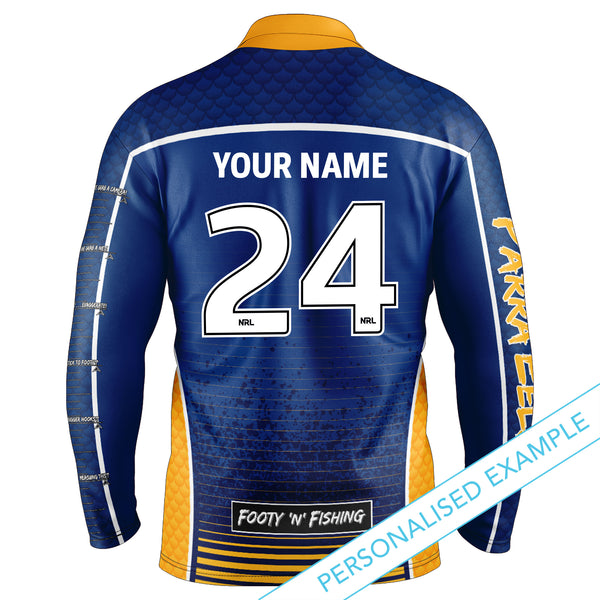 NRL Eels 'Barracuda' Fishing Shirt - Youth - Ashtabula
