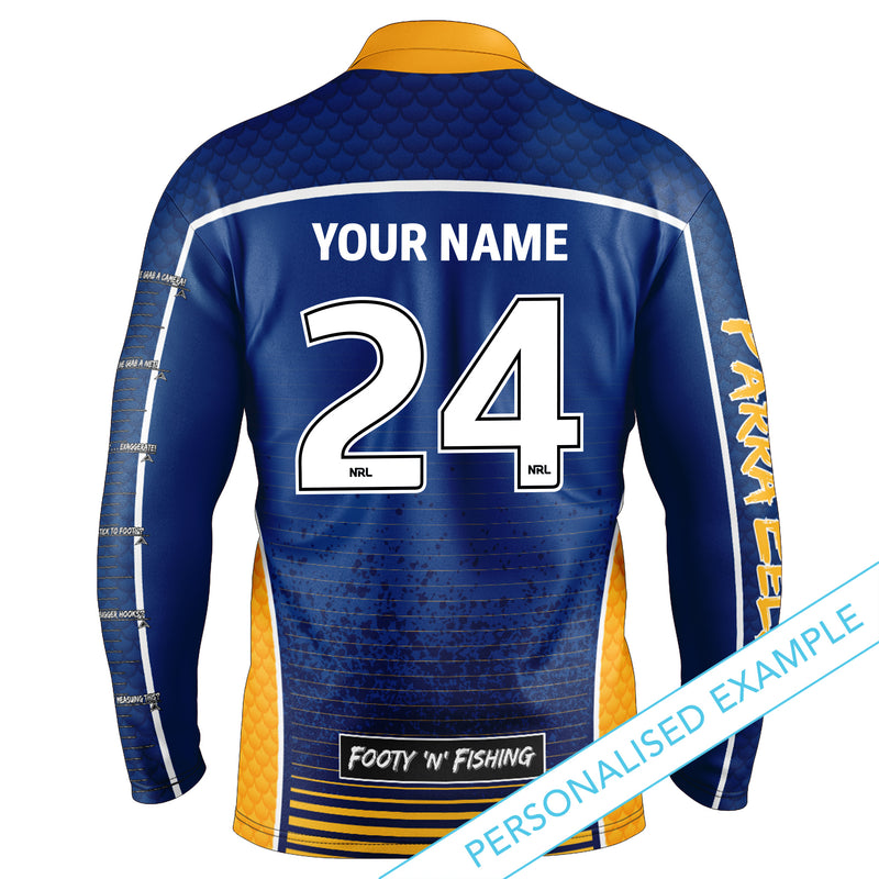 NRL Eels 'Barracuda' Fishing Shirt - Youth - Ashtabula
