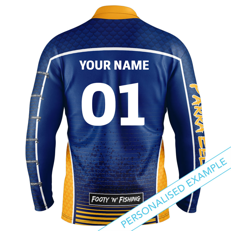 NRL Eels 'Barracuda' Fishing Shirt - Youth - Ashtabula