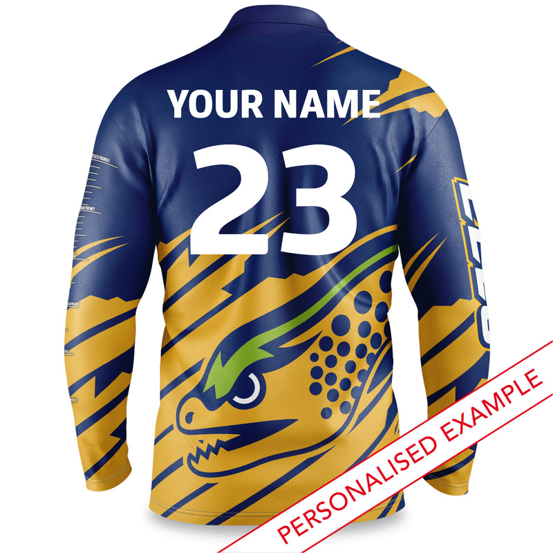 NRL Eels 'Ignition' Fishing Shirt - Youth - Ashtabula