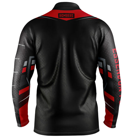 AFL Essendon Bombers 'Cyber' Fishing Shirt - Youth - Ashtabula