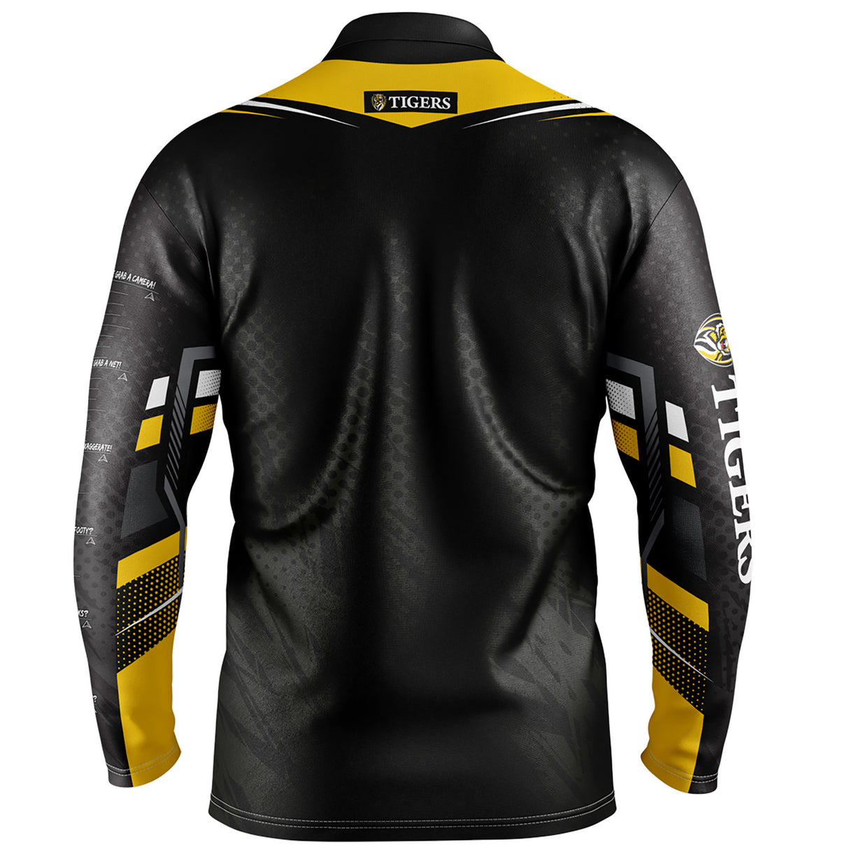 AFL Richmond Tigers 'Cyber' Fishing Shirt - Youth - Ashtabula