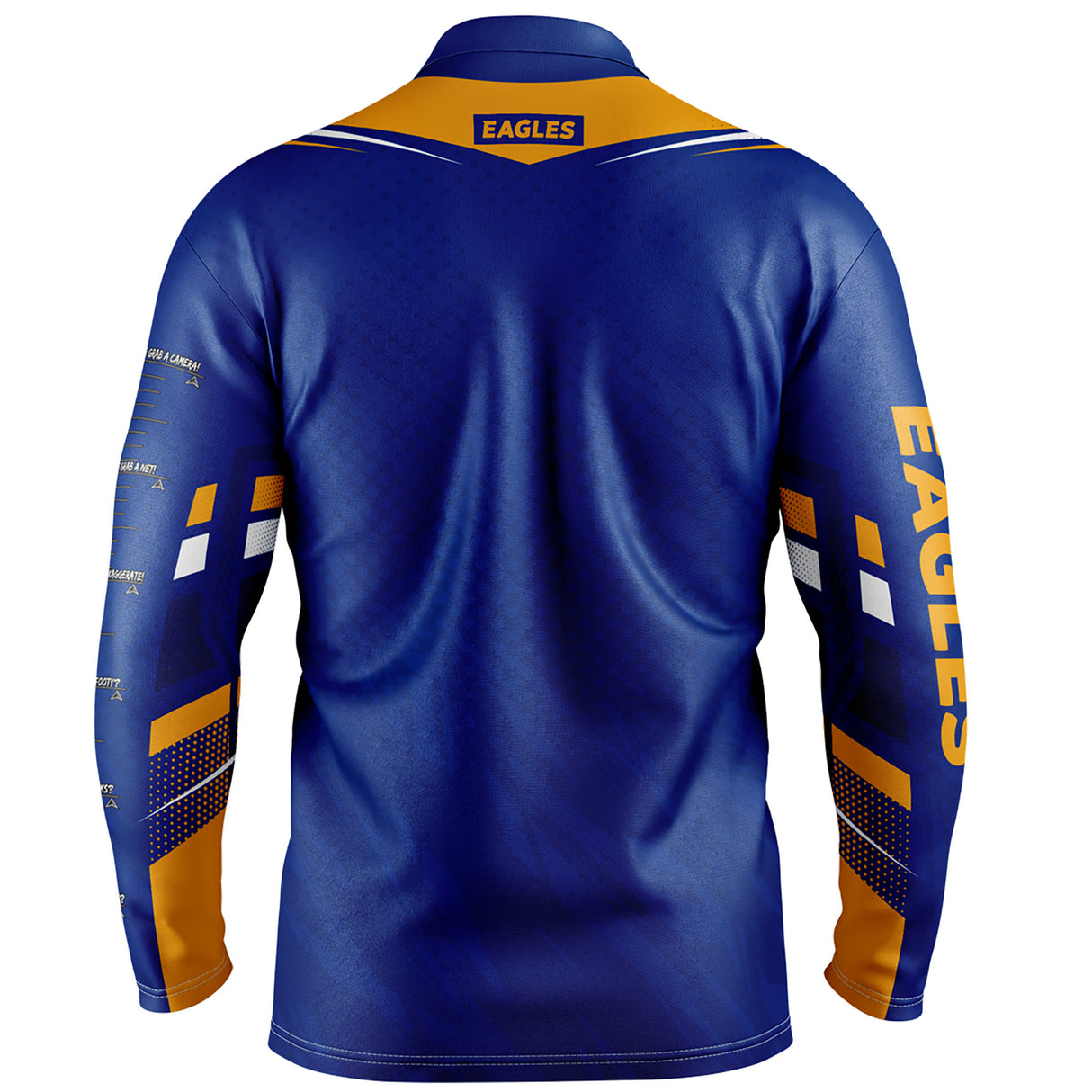 AFL West Coast Eagles 'Cyber' Fishing Shirt - Youth - Ashtabula