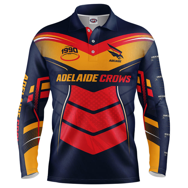 AFL Adelaide Crows 'Cyber' Fishing Shirt - Youth - Ashtabula