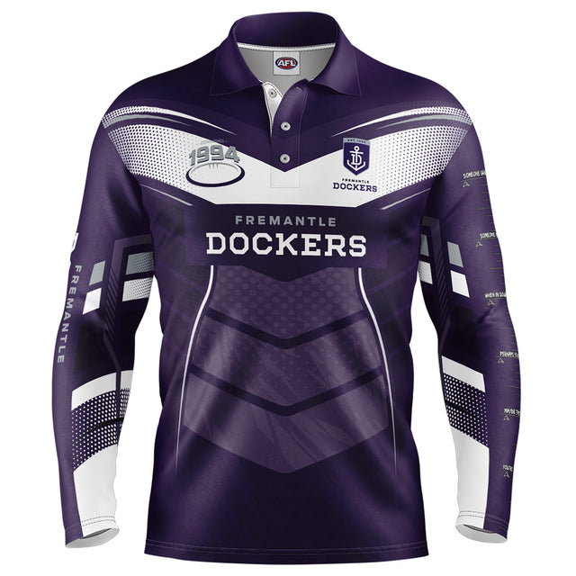 AFL Fremantle Dockers 'Cyber' Fishing Shirt - Youth - Ashtabula