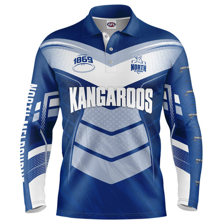 AFL North Melbourne 'Cyber' Fishing Shirt - Youth - Ashtabula