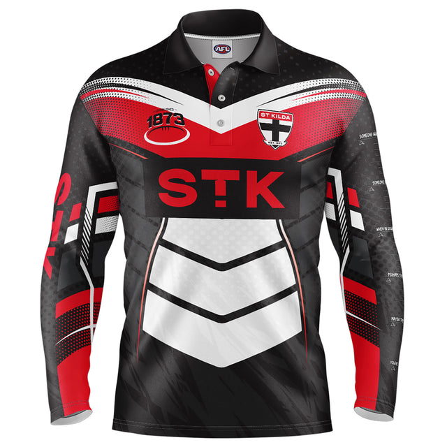 AFL St Kilda 'Cyber' Fishing Shirt - Youth - Ashtabula