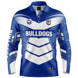 NRL Bulldogs 'Cyber' Fishing Shirt - Youth