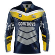 NRL Cowboys 'Cyber' Fishing Shirt - Youth - Ashtabula