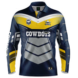 NRL Cowboys 'Cyber' Fishing Shirt - Youth - Ashtabula