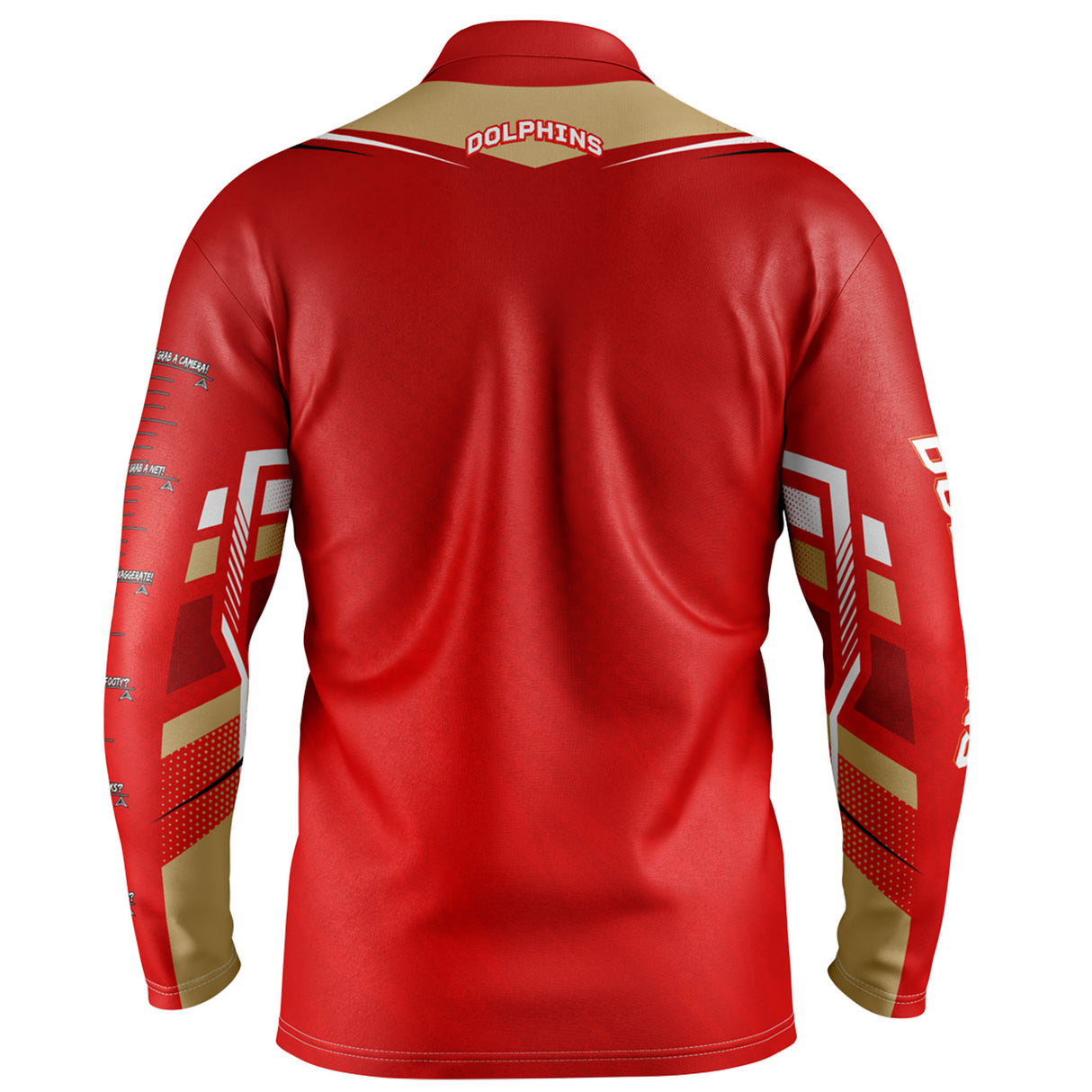NRL Dolphins 'Cyber' Fishing Shirt - Ashtabula