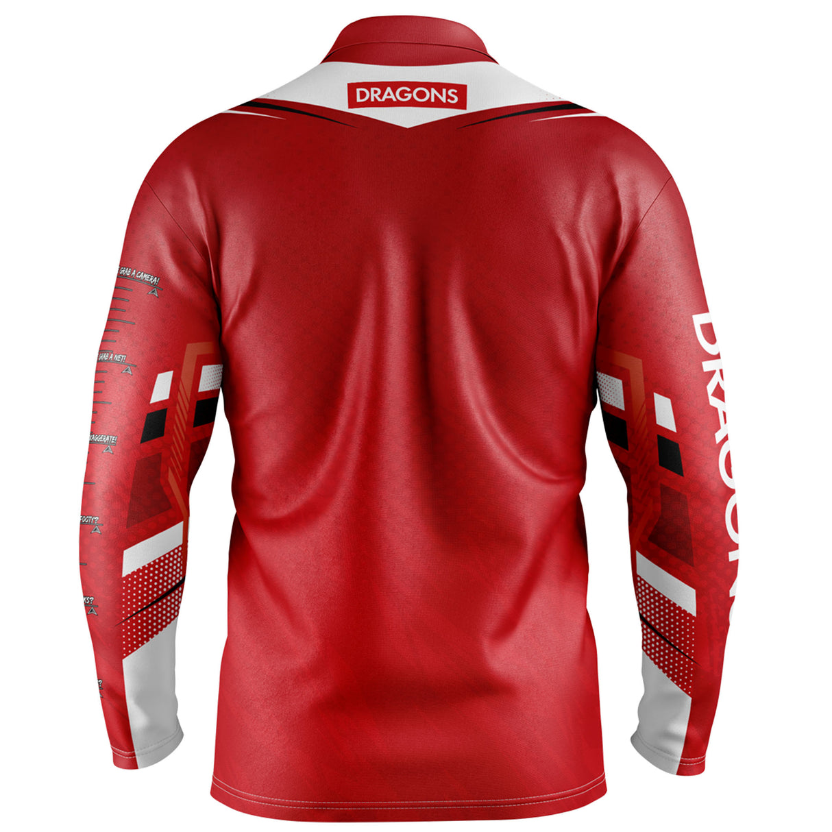 NRL Dragons 'Cyber' Fishing Shirt - Youth - Ashtabula