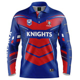 NRL Knights 'Cyber' Fishing Shirt - Youth - Ashtabula