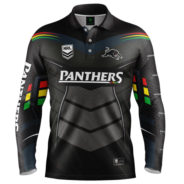 NRL Panthers 'Cyber' Fishing Shirt - Youth - Ashtabula