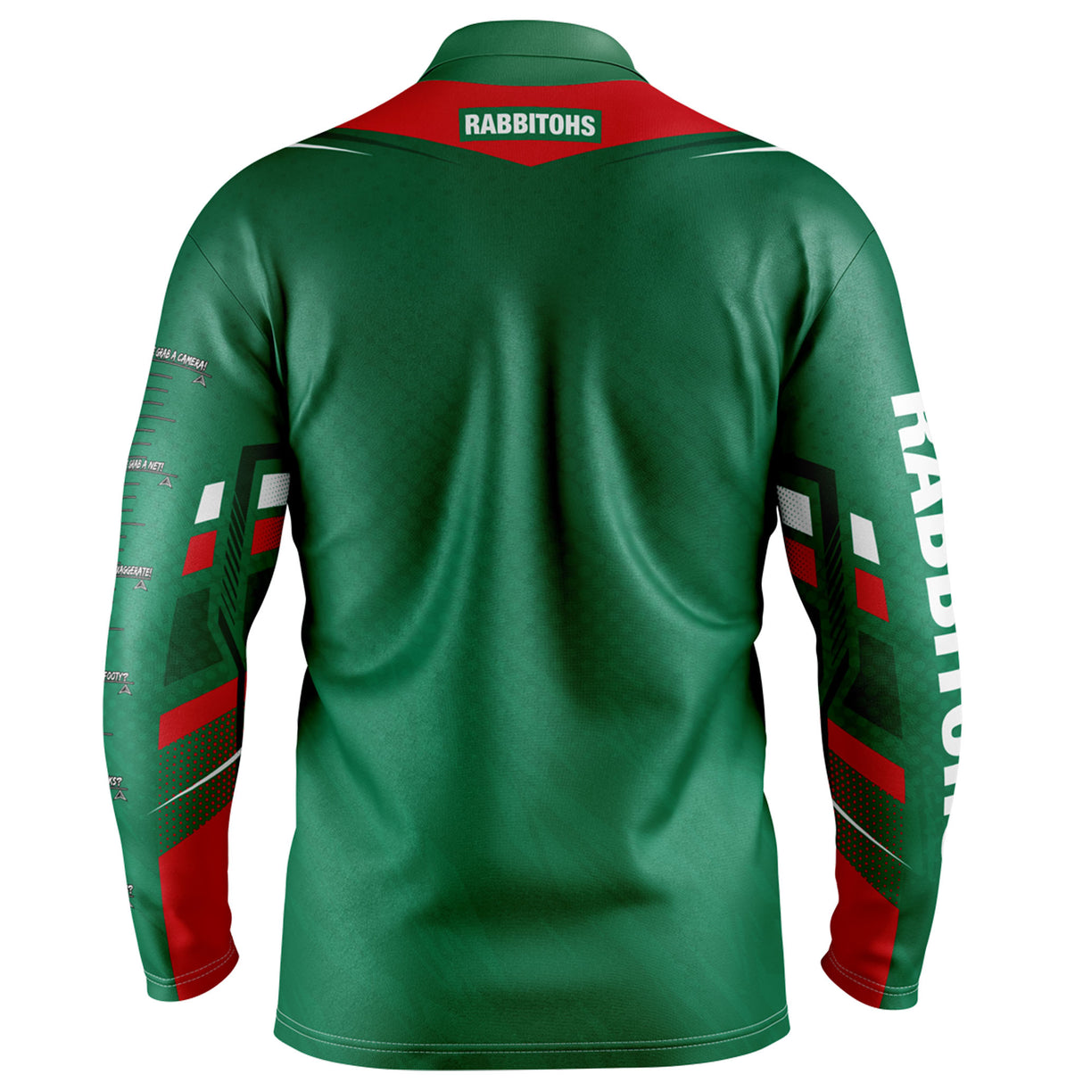 NRL Rabbitohs 'Cyber' Fishing Shirt - Youth - Ashtabula