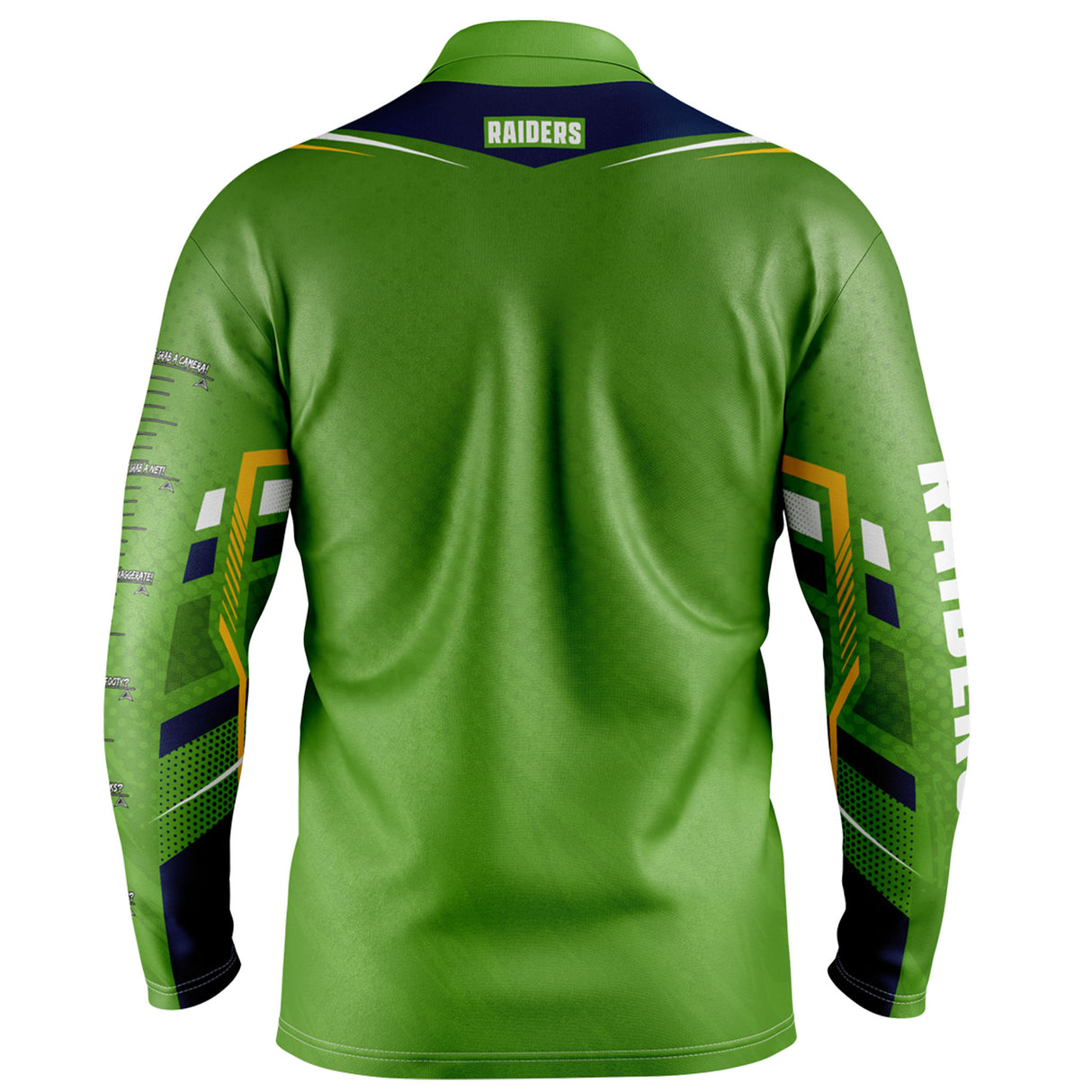 NRL Raiders 'Cyber' Fishing Shirt - Youth - Ashtabula