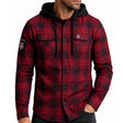 QLD Maroons 'Highland' Hooded Flannel Shirt - Ashtabula