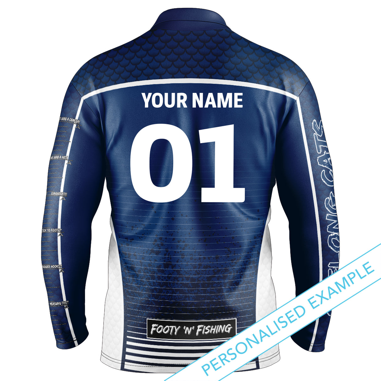 AFL Geelong Cats Footy n Fishing Shirt - Adult - Ashtabula