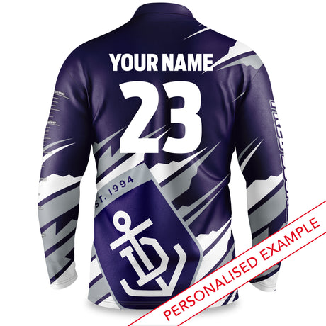 AFL Fremantle Dockers 'Ignition' Fishing Shirt - Youth - Ashtabula