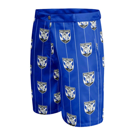 NRL Bulldogs 'Front Bar' Dress Shorts - Ashtabula