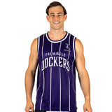 AFL Fremantle Dockers 'Harlem' Basketball Singlet - Adult - Ashtabula
