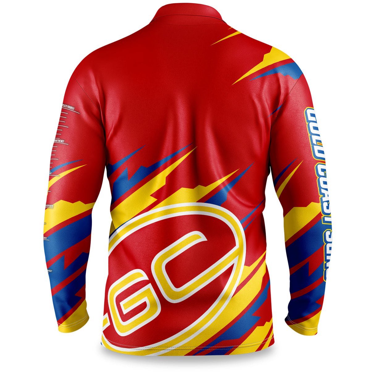 AFL Gold Coast Suns 'Ignition' Fishing Shirt - Adult - Ashtabula