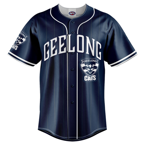 AFL Geelong 'Slugger' Baseball Shirt - Ashtabula
