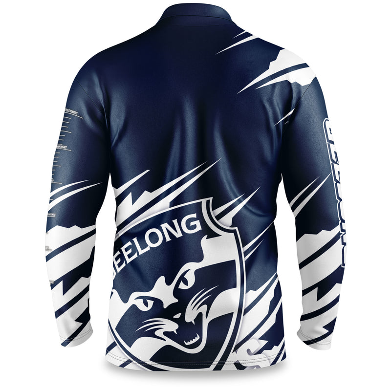 AFL Geelong Cats 'Ignition' Fishing Shirt - Adult - Ashtabula